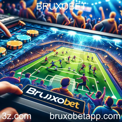 Imagem promocional da BRUXOBET mostrando a plataforma e suas vantagens